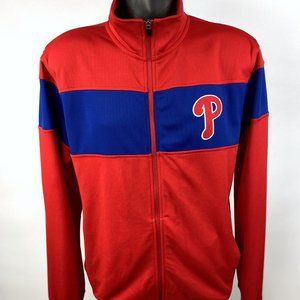 PHILADELPHIA PHILLIES Full Zip Track Jacket MEDIUM, LARGE, XL, 2X